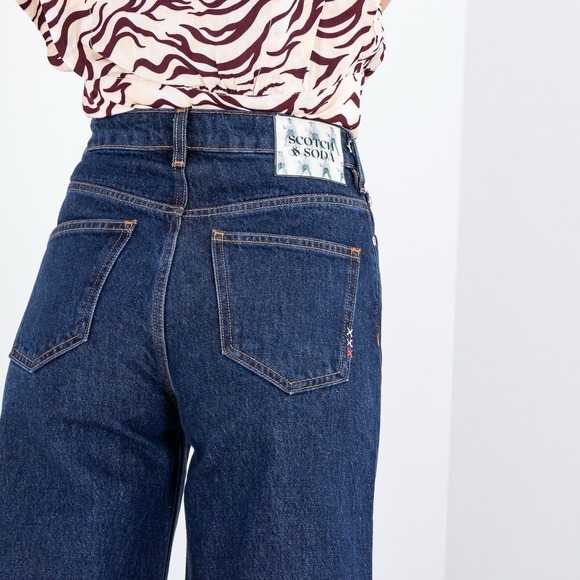 Scotch & Soda The Wave Elvis High Rise Wide Leg Women's Jeans  Size 29 x 32 - Picture 3 of 13